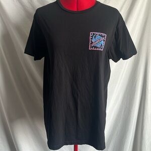 LL100 Quiksilver t shirt with back screen printing